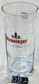 VASO CRISTAL CERVEZA HENNINGER